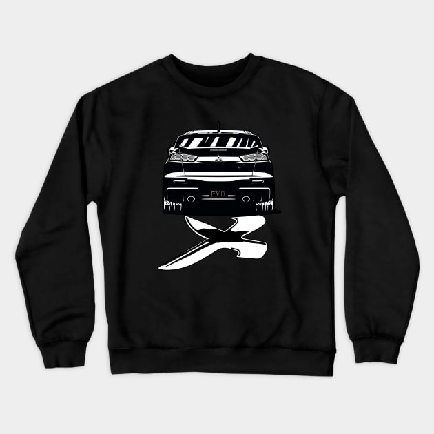 EVO X Crewneck Sweatshirt by AutomotiveArt